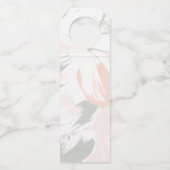 Étiquettes Pour Bouteilles Mariage d'aquarelle de couleur de couleur vive (Dos)