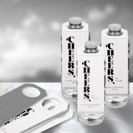 Étiquettes Pour Bouteilles Mariage Moderne Décoratif ID887