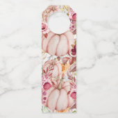 Étiquettes Pour Bouteilles Mariage personnalisé Rose d'automne (Dos)