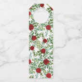 Étiquettes Pour Bouteilles Mariage Red Rose (Dos)