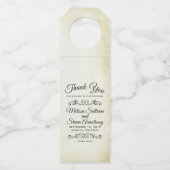 Étiquettes Pour Bouteilles Mariage Thème Western Vintage Ancien (Devant)