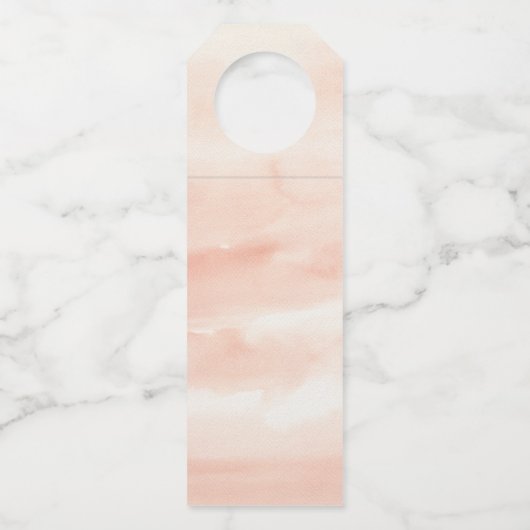 Étiquettes Pour Bouteilles Mariage Tropical de Destination Sauvegarder la Dat (Dos)