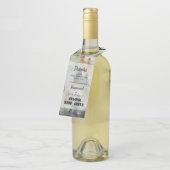 Étiquettes Pour Bouteilles Misty Forest Anniversaire Favorisez Bottle Hanger  (Incliné)