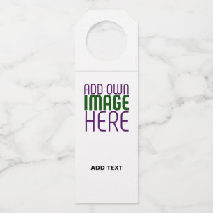 ÉTIQUETTES POUR BOUTEILLES MODELE DE TEXTE D'IMAGE BLANCHE SIMPLE ÉDITABLE MO