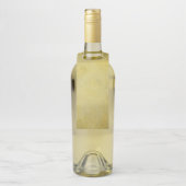 Étiquettes Pour Bouteilles Modèle de texture dorée classique (Sur bouteille)