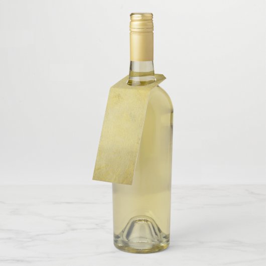 Étiquettes Pour Bouteilles Modèle d'or classique de texture (Incliné)