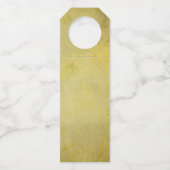 Étiquettes Pour Bouteilles Modèle d'or classique de texture (Dos)