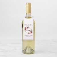 Monogramme Mariage de germes floraux de Bourgogne