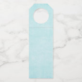 Étiquettes Pour Bouteilles Montgolfière mignonne avec ourson aquarelle (Dos)