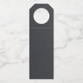 Étiquettes Pour Bouteilles Moody Ink Charcoal Gold Abstrait ID988 (Dos)