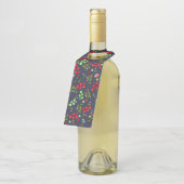Étiquettes Pour Bouteilles Motif Baies (Incliné)