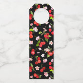 Étiquettes Pour Bouteilles Motif Cerise 2 (Devant)
