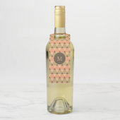 Étiquettes Pour Bouteilles Motif Triangles (Sur bouteille)