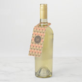 Étiquettes Pour Bouteilles Motif Triangles (Incliné)