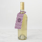 Étiquettes Pour Bouteilles Motif Triangles (Incliné)