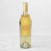 Étiquettes Pour Bouteilles Neige dorée (Sur bouteille)