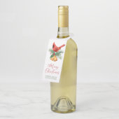Étiquettes Pour Bouteilles Noël de la Compagnie Cardinale (Incliné)