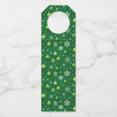 Étiquettes Pour Bouteilles Noël éternel (Devant)