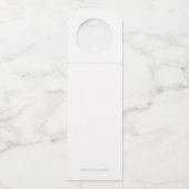 Étiquettes Pour Bouteilles Noël personnel mignon Père Noël (Dos)