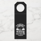 Étiquettes Pour Bouteilles Nous sommes plus que de simples amis de camping (Devant)