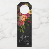 Étiquettes Pour Bouteilles Nuits Sultry Floral Mariage Cheers ID829 (Devant)