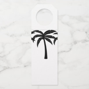 Étiquettes Pour Bouteilles Palmiers Tropicaux