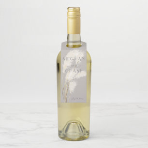 Étiquettes Pour Bouteilles Pampas Grass