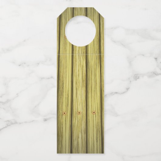 Étiquettes Pour Bouteilles Papier Coeur manuscrit Script rustique (Dos)