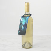 Étiquettes Pour Bouteilles Papillon de nuit papillonnant (Incliné)