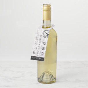 Étiquettes Pour Bouteilles Paris Mariage Boarding Pass