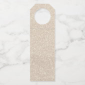 Étiquettes Pour Bouteilles Pearls and Prosecco Bridal Shower Thank you (Dos)