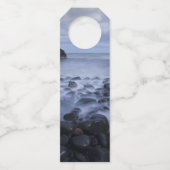 Étiquettes Pour Bouteilles Pebbles and Rocks along the Ocean Shoreline (Dos)