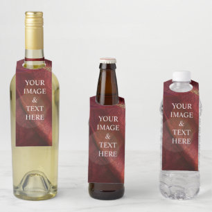 Étiquettes Pour Bouteilles Personnalisé Personnalisez Votre Propre Photo & Te