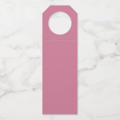 Étiquettes Pour Bouteilles Pink Love Signature Party Celebration (Dos)