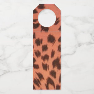 ÉTIQUETTES POUR BOUTEILLES POSTER DE ANIMAL ROSE