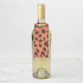 ÉTIQUETTES POUR BOUTEILLES POSTER DE ANIMAL ROSE (Sur bouteille)