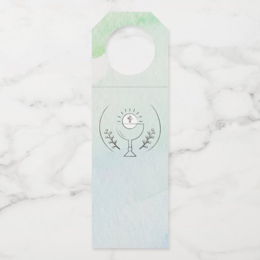 Étiquettes Pour Bouteilles Première communion (Devant)