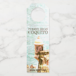 Étiquettes Pour Bouteilles Puerto Rico Coquito El Morro Classique
