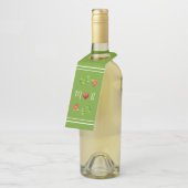 Étiquettes Pour Bouteilles Red Flower Bottle Chiller – Personalized Wine (Incliné)