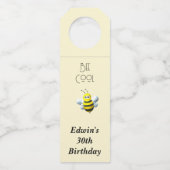 Étiquettes Pour Bouteilles Restez Cool avec Bumblebee Personnalisable (Devant)