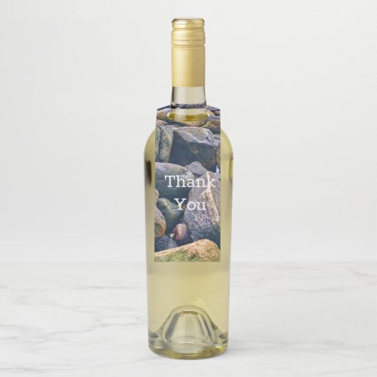 Étiquettes Pour Bouteilles Rochers colorés (Sur bouteille)