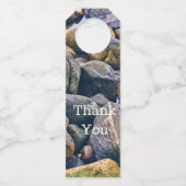 Étiquettes Pour Bouteilles Rochers colorés (Devant)