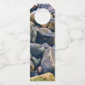 Étiquettes Pour Bouteilles Rochers colorés (Dos)