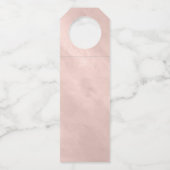 Étiquettes Pour Bouteilles Rose photo Gold ID816 (Dos)