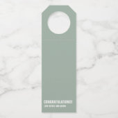 Étiquettes Pour Bouteilles S'accorde bien avec la planification de mariage ca (Dos)