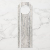 Étiquettes Pour Bouteilles Saint Valentin Coeurs rouges Moderne Rustique Bois (Dos)