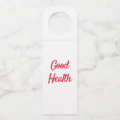 Étiquettes Pour Bouteilles Santé  (Dos)