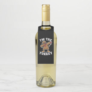 Étiquettes Pour Bouteilles Sassy Turquie jumelle la famille Thanksgiving Part