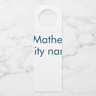 Étiquettes Pour Bouteilles simple initiale lettre monogramme ajoutez votre no