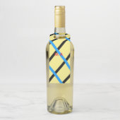 Étiquettes Pour Bouteilles Simple monogramme ajouter votre nom lettre man min (Sur bouteille)